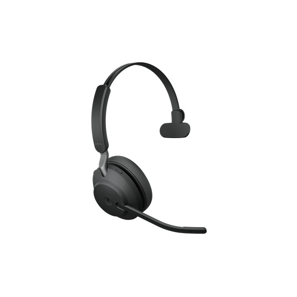 Jabra Evolve2 65 - MS Mono - Kopfhörer - Kopfband - Büro/Callcenter - Schwarz - Monophon - Bluetooth-Pairing - Multi-key - Abspielen/Pause - Track < - Ortung > - Lautstärke + - Lautsärke -