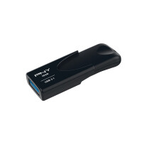 PNY Attache 4 - 16 GB - USB Typ-A - 3.2 Gen 1 (3.1 Gen 1) - 80 MB/s - Ohne Deckel - Schwarz