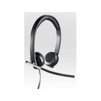 Logitech USB Headset Stereo H650e - Kopfhörer - Kopfband - Büro/Callcenter - Schwarz - Silber - Binaural - Verkabelt