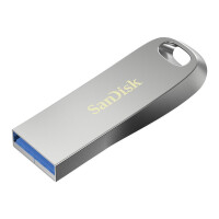 SanDisk Ultra Luxe - 128 GB - USB Typ-A - 3.2 Gen 1 (3.1 Gen 1) - 150 MB/s - Ohne Deckel - Silber