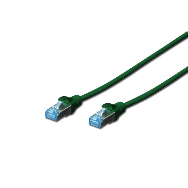 DIGITUS DK-1531-010/G - CAT 5e SF-UTP Patchkabel, Cu, PVC AWG 26/7, Länge 1 m, Farbe Grün