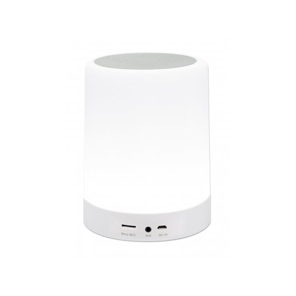 Manhattan Sound Science LED-Bluetooth-Lautsprecher, Kabellose Musikwiedergabe, LED-Licht m