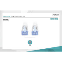 DIGITUS DK-1531-020 - CAT 5e SF-UTP Patchkabel, Cu, PVC AWG 26/7, Länge 2 m, Farbe Grau