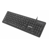 Manhattan Ultraflache USB-Gaming-Tastatur mit LEDs - 12...
