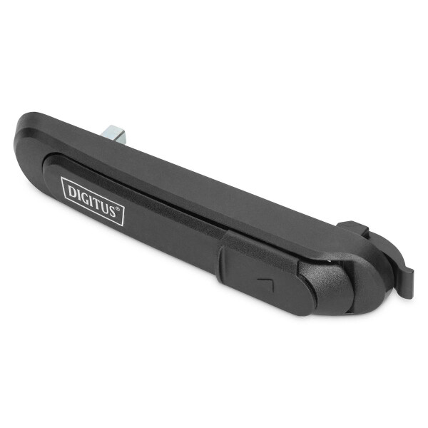 DIGITUS DN-19-PHS-HC - Schwenkgriff inkl. Profil-Halbzylinder Adapter für Netzwerk- u. Serverschr.