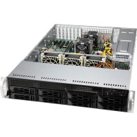 Supermicro CSE-LA25TQC-R609LP - Rack - Server - Schwarz - ATX,EATX - 2U - HDD - Netzwerk - Leistung - Stromausfall - System