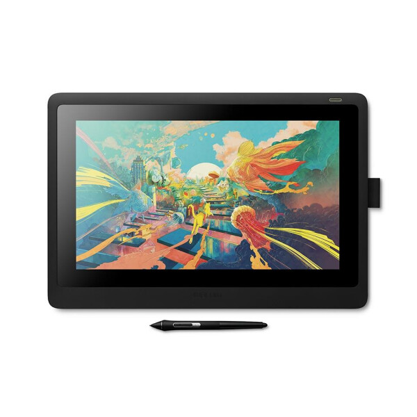 Wacom Cintiq 16 - Verkabelt - 5080 lpi - 344,16 x 193,59 mm - Stift - Silikongummi - 39,6 cm (15.6 Zoll)