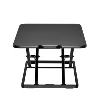 Neomounts by Newstar Sitz-Steh-Workstation - Schwarz - 8 kg - Stahl - China - 670 mm - 470 mm