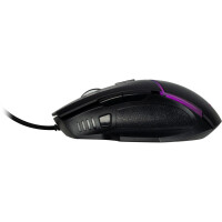 Inter-Tech GT-100 RGB - rechts - Optisch - USB Typ-A - 6400 DPI - Schwarz