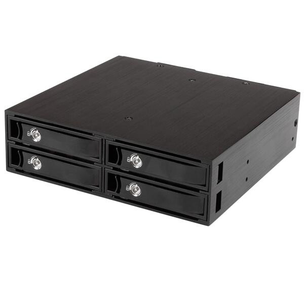 StarTech.com 4-bay mobile Rack Backplane for 2.5in SATA/SAS drives - Speichergehäuse - 4 Schächte (SATA-600 / SAS-2)