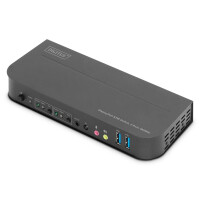 DIGITUS DS-12850 - KVM Switch, 2x1  DP, DP/HDMI Out,USB...