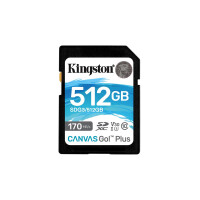 Kingston Canvas Go! Plus - 512 GB - SD - Klasse 10 - UHS-I - 170 MB/s - 90 MB/s
