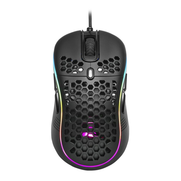 Sharkoon Light² S - Beidhändig - Optisch - USB Typ-A - 6200 DPI - Schwarz