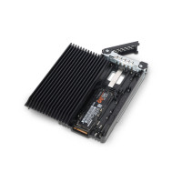 Icy Dock MB720TK-B - HDD / SSD-Gehäuse - 2.5 Zoll - M.2 - Aluminium - Schwarz