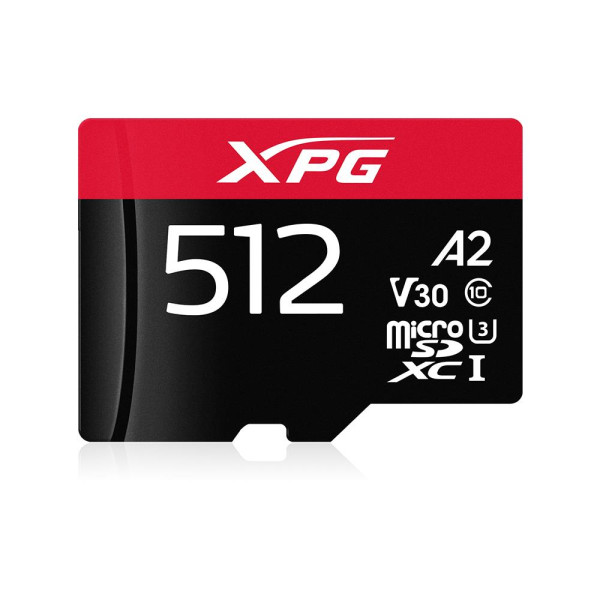 ADATA XPG AUSDX512GUI3XPGA2-R - 512 GB - MicroSDXC - Klasse 10 - UHS-I - 100 MB/s - 85 MB/s