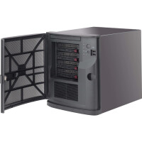 Supermicro CSE-721TQ-350B - Mini Tower - Server - Schwarz...