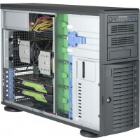 Supermicro CSE-743AC-1K26B-SQ - Full Tower - Server - Schwarz - ATX - EATX - micro ATX - 4U - Ventilatorausfall - HDD - Netzwerk - Leistung