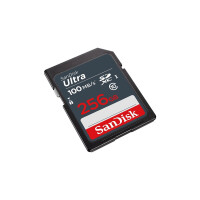 SanDisk Ultra - 256 GB - SDXC - Klasse 10 - UHS-I - 100...