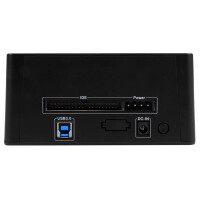 StarTech.com Universal Festplatten Dockingstation - USB 3.0 mit UASP - Festplatte - SSD - Parallel ATA (IDE) - SATA - Serial ATA II - Serial ATA III - 2.5,3.5 Zoll - 6 TB - USB 3.2 Gen 1 (3.1 Gen 1) Type-B - 5 Gbit/s