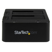 StarTech.com Universal Festplatten Dockingstation - USB 3.0 mit UASP - Festplatte - SSD - Parallel ATA (IDE) - SATA - Serial ATA II - Serial ATA III - 2.5,3.5 Zoll - 6 TB - USB 3.2 Gen 1 (3.1 Gen 1) Type-B - 5 Gbit/s