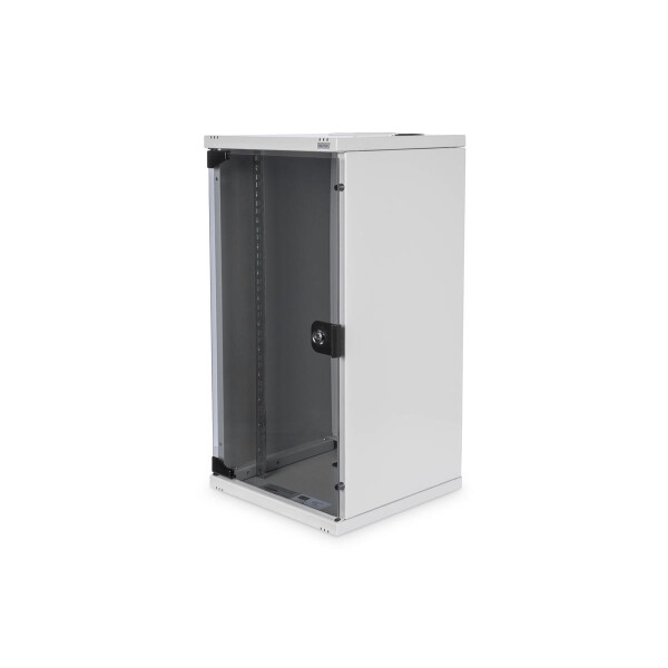 DIGITUS DN-10-12U - 254 mm (10") 12U Wandgehäuse 592x312x300 mm, Farbe grau (RAL 7035)