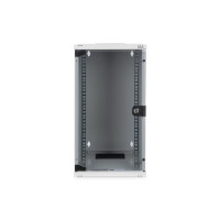 DIGITUS DN-10-12U - 254 mm (10") 12U Wandgehäuse 592x312x300 mm, Farbe grau (RAL 7035)