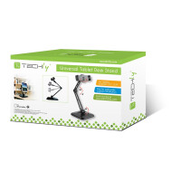 Techly Tablet Wand und Tisch Halter für Tablets und iPads, 4.7"-12.9"
