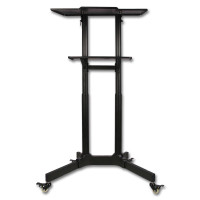 Techly Universal Trolley für Notebook / Projektor 103-125cm, schwarz