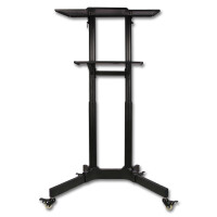 Techly Universal Trolley für Notebook / Projektor 103-125cm, schwarz