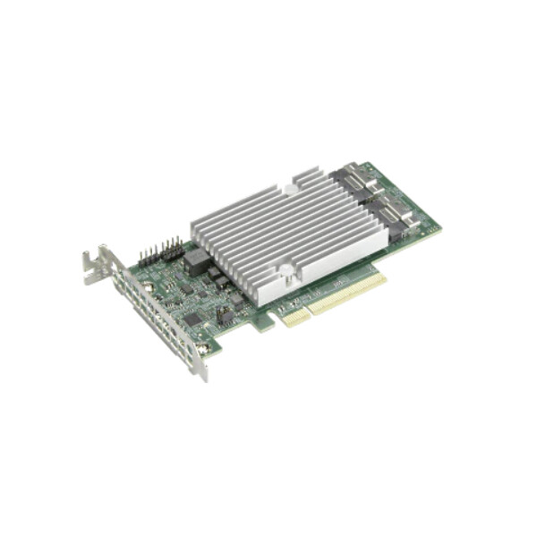 Supermicro LP 16-Port 12Gb&frasl s SAS HBA AOC-S3816L-L16iT-O - Schnittstellenkarte - PCI-Express