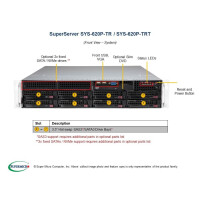 Supermicro SYS-620P-TRT - DDR4-SDRAM - SATA III - DVD-ROM - 120 W - Rack (2U)