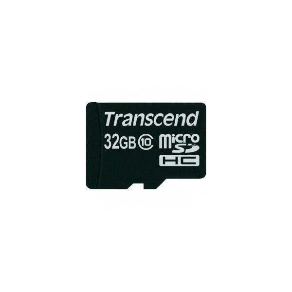 Transcend TS32GUSDC10 - 32 GB - MicroSDHC - Klasse 10 - NAND - 90 MB/s - Schwarz