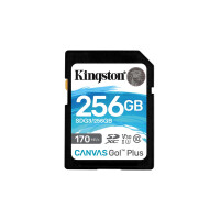 Kingston Canvas Go! Plus - 256 GB - SD - Klasse 10 - UHS-I - 170 MB/s - 90 MB/s
