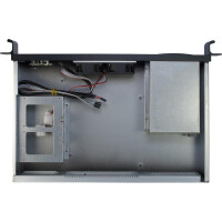 Inter-Tech 1.5U-1528L - Rack - Server - Stahl - Schwarz - Mini-ITX - 1.5U