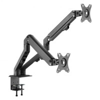 Hagor Easy Flex Dual vollbeweglicher Monitor-Tischhalter fuer 2x 43-68cm 17-27Zoll screens