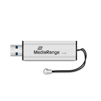 MEDIARANGE MR916 - 32 GB - USB Typ-A - 3.2 Gen 1 (3.1 Gen 1) - 70 MB/s - Dia - Schwarz - Silber