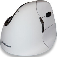 Evoluent Verticalmouse 4 - Optisch - Bluetooth - 2600 DPI - Wei&szlig;