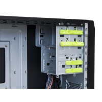 Chieftec LG-01B-OP - Midi Tower - PC - Schwarz - ATX -...