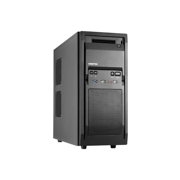 Chieftec LF-02B-OP - Midi Tower - PC - Schwarz - ATX,Micro ATX - Heimbüro - Boden