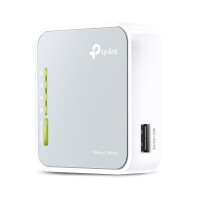 TP-LINK TL-MR3020 Einzelband (2,4GHz) Schnelles Ethernet 3G 4G Grau - Wei&szlig; WLAN-Router