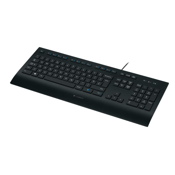 Logitech K280e - Standard - Verkabelt - USB - Membran-Schlüsselschalter - QWERTZ - Schwarz