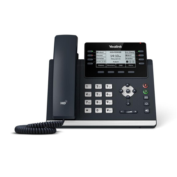 Yealink SIP-T43U SIP Phone Bluetooth via dongle Wifi fino a 21 tasti