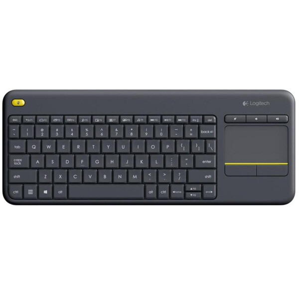 Logitech K400 Plus - Kabellos - RF Wireless - QWERTZ - Schwarz