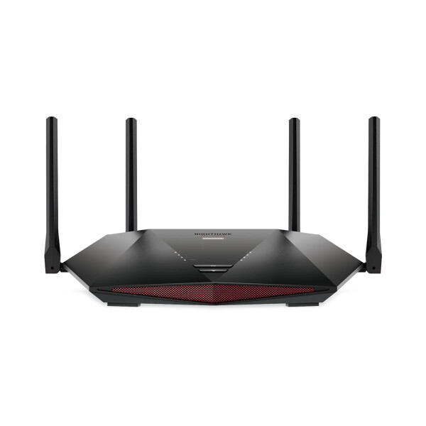 Netgear XR1000 Nighthawk WiFi 6 Gaming Router - Wi-Fi 6 (802.11ax) - Dual-Band (2,4 GHz/5 GHz) - Eingebauter Ethernet-Anschluss - Schwarz - Tabletop-Router
