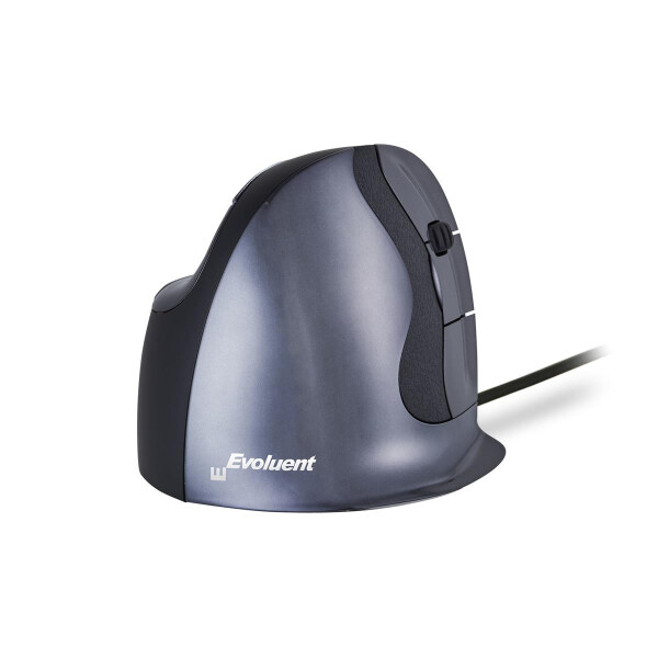 Bakker Evoluent D - rechts - Vertikale Ausführung - USB Typ-A - 3200 DPI - Schwarz