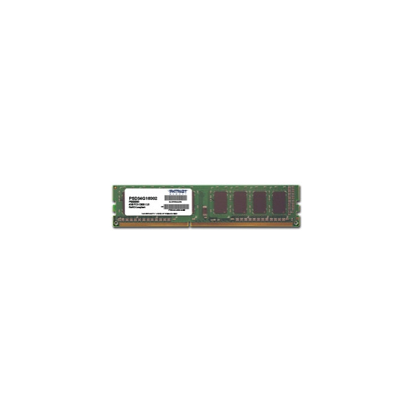 PATRIOT Memory 4GB PC3-12800 - 4 GB - 1 x 4 GB - DDR3 - 1600 MHz - 240-pin DIMM