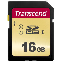 Transcend 16GB - UHS-I - SD - 16 GB - SDHC - Klasse 10 - UHS-I - 95 MB/s - 20 MB/s