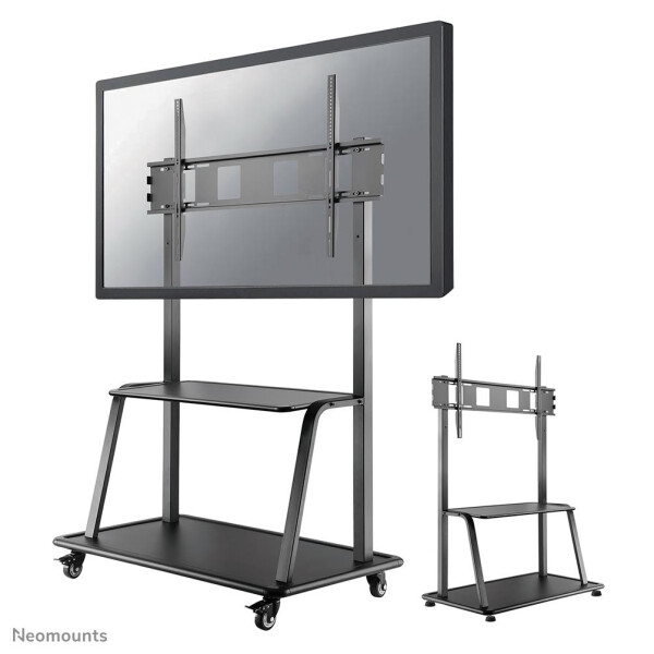 Neomounts by Newstar Mobiler Flachbild Ständer Box 1 - 150 kg - 152,4 cm (60 Zoll) - 2,67 m (105 Zoll) - 200 x 200 mm - 1000 x 600 mm - 1380 - 1530 mm