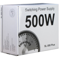 Inter-Tech SL-500 Plus - Stromversorgung (intern) - ATX12V 2.4