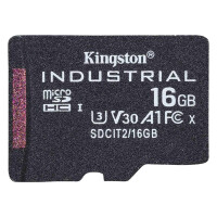 Kingston 16GB microSDHC Industrial C10 A1 pSLC Card SinglePack w/o Adpt - High Capacity SD (MicroSDHC)